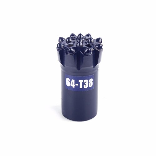 64-T38顶锤式螺纹钻头